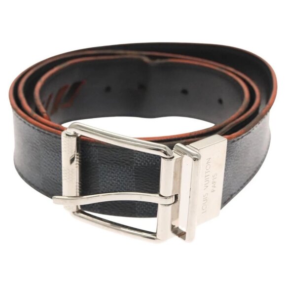 LOUIS VUITTON Damier Cobalt Ceinture Belt M0156 LV Auth - Picture 1 of 11